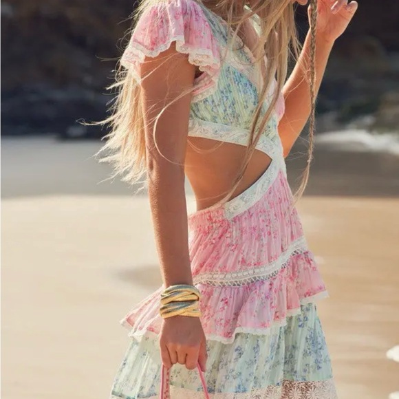 NWT LoveShackFancy Audrina Mini Dress - Picture 1 of 9